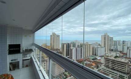 Apartamento com 2 dormitórios à venda, 89 m² por R$ 640.000,00 - Aviação - Praia Grande/SP