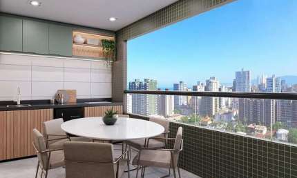 Apartamento à venda no Canto do Forte em Praia Grande - SP.