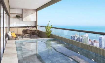 Apartamento à venda no Canto do Forte em Praia Grande - SP.