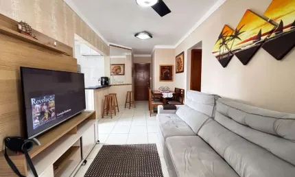 Apartamento com 2 dormitórios à venda, 69 m²  - vila guilhermina - praia grande/sp