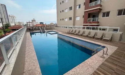 Apartamento com 1 dormitório à venda, 42 m² por r$ 350.000,00 - aviação - praia grande/sp