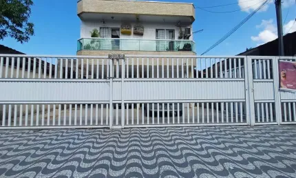 Casa com 2 dormitórios à venda, 49 m² - jardim trevo - praia grande/sp