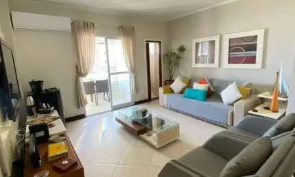 Apartamento com 3 dormitórios para alugar, 128 m² por R$ 6.600,02/mês - Vila Guilhermina - Praia Grande/SP