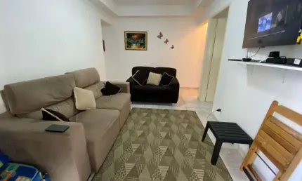Apartamento com 1 dormitório à venda, 61 m² - Tupi - Praia Grande/SP