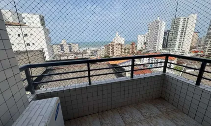 Apartamento mobiliado para locação no Caiçara em Praia Grande - SP