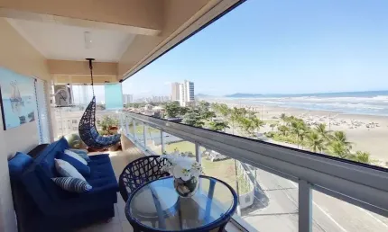 Apartamento com 2 dormitórios à venda, 88 m² - mirim - praia grande/sp
