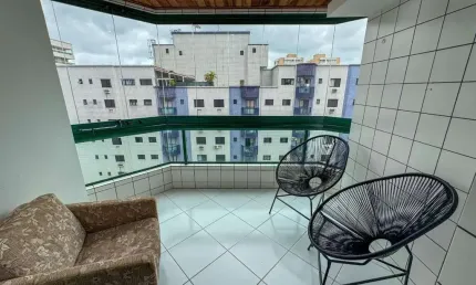 Apartamento com 2 quartos para alugar na Avenida Rio Branco, 449, Canto do Forte, Praia Grande