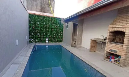Casa com 2 dormitórios à venda, 100 m² - Mirim - Praia Grande/SP