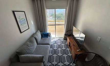 Apartamento com 1 dormitório à venda, 43 m² - Vilamar - Praia Grande/SP