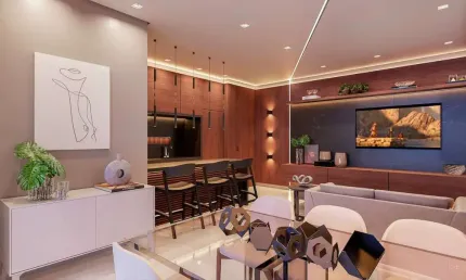 Apartamento Lançamento à venda no Canto do Forte em Praia Grande - SP.