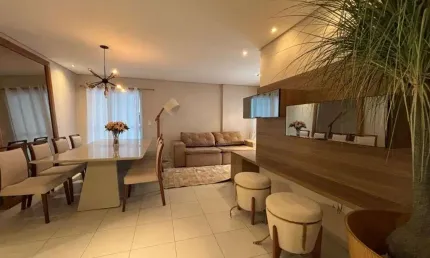 Apartamento com 3 dormitórios para alugar, 122 m² por R$ 6.200,02/mês - Vila Guilhermina - Praia Grande/SP