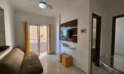 Apartamento com 1 dormitório à venda, 42 m² por r$ 325.000,00 - vilamar - praia grande/sp