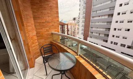 Apartamento com 1 quarto para alugar na Rua Rui Barbosa, 390, Canto do Forte, Praia Grande