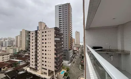 Apartamento com 1 dormitório, 59 m² - venda por R$ 420.000,00 ou aluguel por R$ 3.358,01/mês - Aviação - Praia Grande/SP