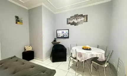 Apartamento com 1 dormitório à venda, 48 m² por r$ 240.000,00 - tupi - praia grande/sp