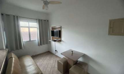 Apartamento com 1 dormitório para alugar, 40 m² por R$ 1.850,02/mês - Guilhermina - Praia Grande/SP