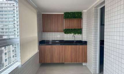 Apartamento com 2 quartos para alugar na Rua Rui Barbosa, 420, Canto do Forte, Praia Grande