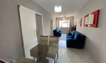 Apartamento mobiliado à venda no canto do forte em praia grande - sp