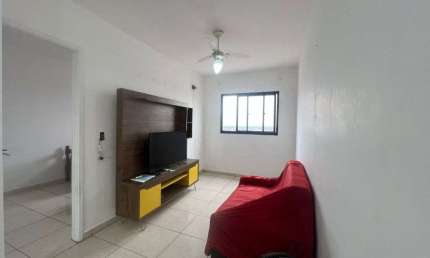 Apartamento com 1 dormitório para alugar, 45 m² por R$ 1.650,02/mês - Ocian - Praia Grande/SP