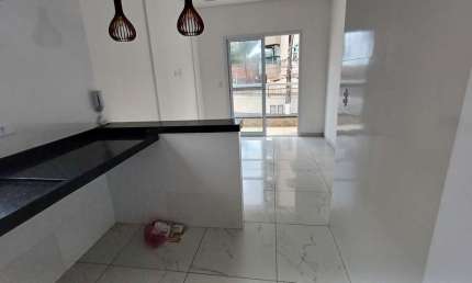 Casa em condomínio fechado com 2 quartos à venda na Rua Emílio de Menezes, 142, Vila Assunção, Praia Grande