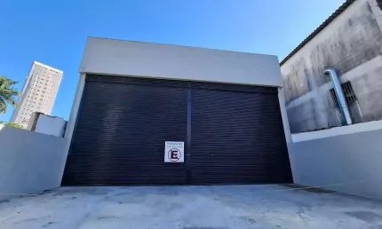 Galpão para alugar, 500 m² por r$ 16.000,00/mês - vila guilhermina - praia grande/sp