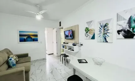 Kitnet para alugar por R$ 2.500/mês - Mirim - Praia Grande/SP
