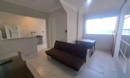 Apartamento com 2 dormitórios à venda, 40 m² por R$ 375.000,00 - Vila Guilhermina - Praia Grande/SP