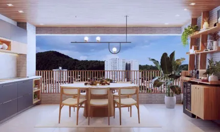 Apartamento com 2 quartos à venda na Avenida Costa Machado, 588, Canto do Forte, Praia Grande