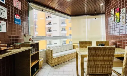 Apartamento com 3 dormitórios, 127 m² - venda por r$ 885.000,00 ou aluguel por r$ 6.200,01/mês - aviação - praia grande/sp