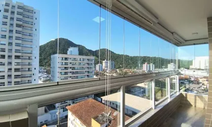 Apartamento com 2 dormitórios à venda, 72 m² por r$ 620.000,00 - canto do forte - praia grande/sp