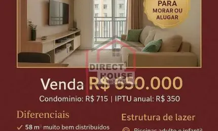 Apartamento com 2 quartos à venda na Avenida Otacílio Tomanik, 350, Jardim Bonfiglioli, São Paulo