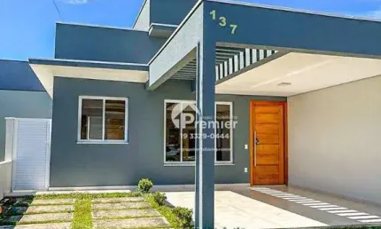 Casa com 3 dormitórios para alugar, 105 m² por R$ 5.522/mês - Jardim Park Real - Indaiatuba/SP
