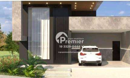 Casa com 3 dormitórios à venda, 206 m² por R$ 1.690.000,00 - Jardim Piemonte - Indaiatuba/SP