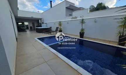 Casa térrea de alto padrão com 3 suítes e lazer completo no condomínio villa suíça, indaiatuba