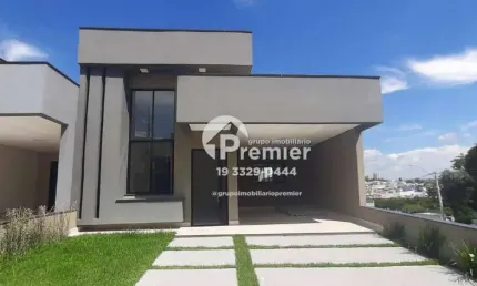 Casa térrea com 3 suítes e quintal amplo à venda no condomínio gran reserve, indaiatuba