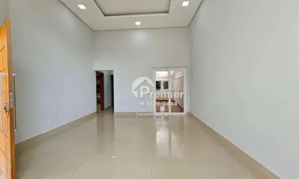 Casa térrea com 3 suítes e amplo quintal no condomínio terra nobre em indaiatuba