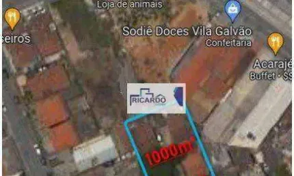 Terreno à venda, 1000 m² por R$ 3.000.000,00 - Vila Galvão - Guarulhos/SP