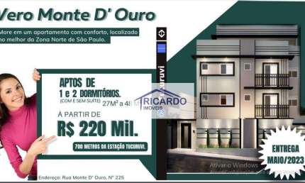 Apartamento com 1 dormitório à venda - Tucuruvi (Zona Norte) - São Paulo