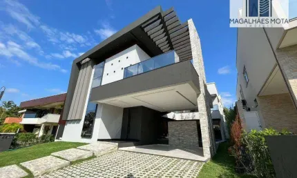 Casa Alphaville fortaleza com 5 dormitórios à venda, 433 m² por R$ 4.500.000 - Alphaville Fortaleza - Eusébio/CE