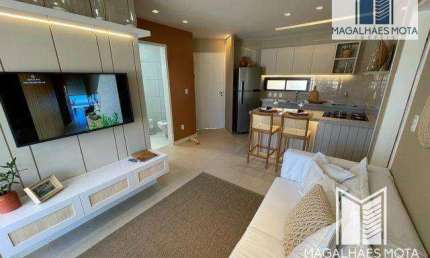 Repasse no Beach Way Riviera com 2 dormitórios à venda, 53 m² por R$ 480.000 - Curralinhos - Aquiraz/CE
