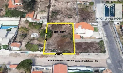 Terreno à venda, 960 m² por R$ 799.000,00 - Dunas - Fortaleza/CE