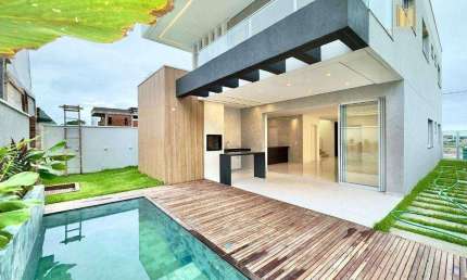 Casa com 4 dormitórios à venda, 219 m² por R$ 1.490.000 - Cidade Alpha - Eusébio/CE