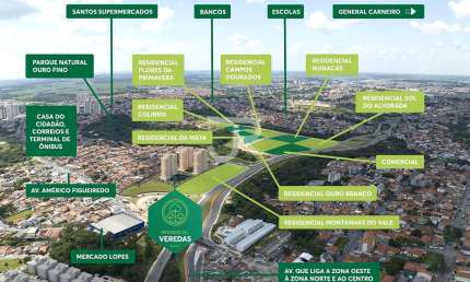 Residencial Veredas -  o maior bairro planejado MRV