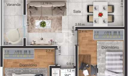 Apartamento Jardins Ipanema Residencial - Avenida Ipanema