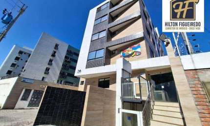 Flat com 1 dormitório à venda, 30 m² por R$ 499.000 - Cabo Branco - João Pessoa/PB