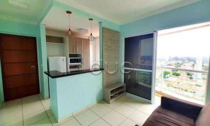 Apartamento com 1 quarto para alugar, 37 m² por R$ 2.437/mês - Vila Independência - Piracicaba/SP
