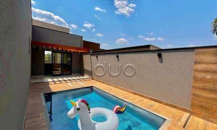Casa com 3 dormitórios à venda, 148 m² por R$ 1.100.000,00 - Condominio Soleil - Piracicaba/SP