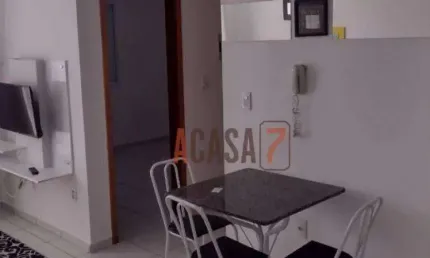 Apartamento mobiliado 2 quartos no condomínio villa sunset
