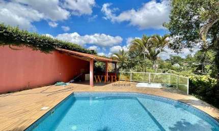 Chácara São João - 4d/1ste - Integrada, lareira, piscina e churrasqueira!
