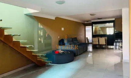 Sobrado, 92m² com 2 dormitórios, 1 vaga e espaço gourmet - Jd. Salete